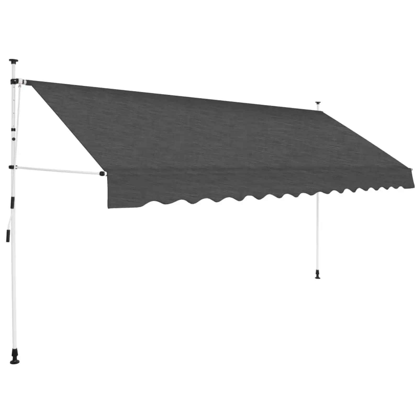 Carevas Manual Retractable Awning 137.8 Anthracite