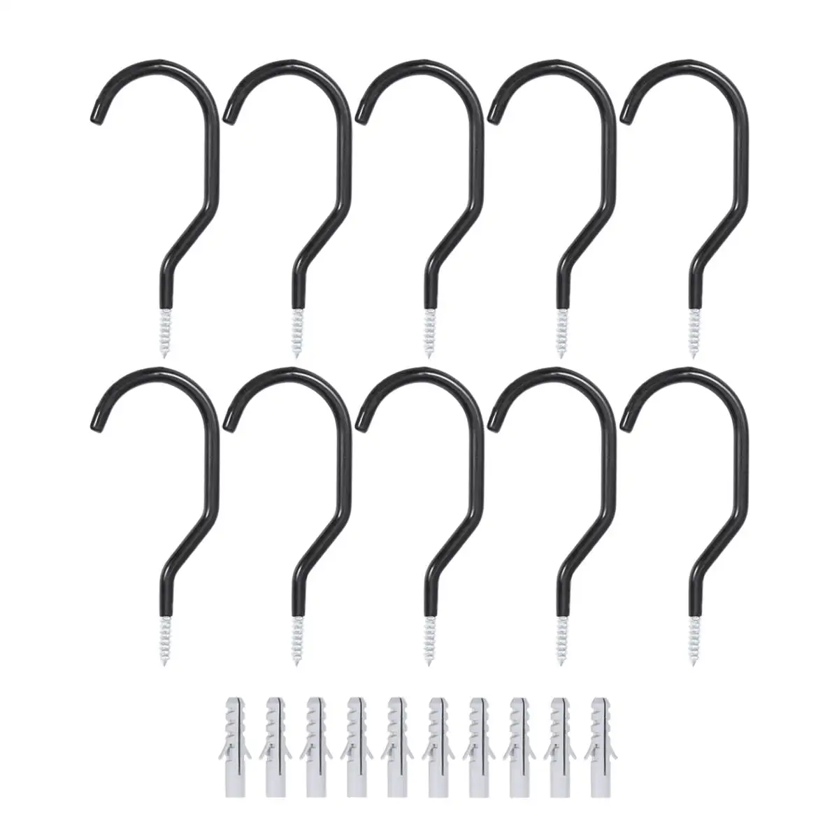 10 Pcs Bike Rack for Ceiling Hooks Hangers Garage Storage Vertical Heavy