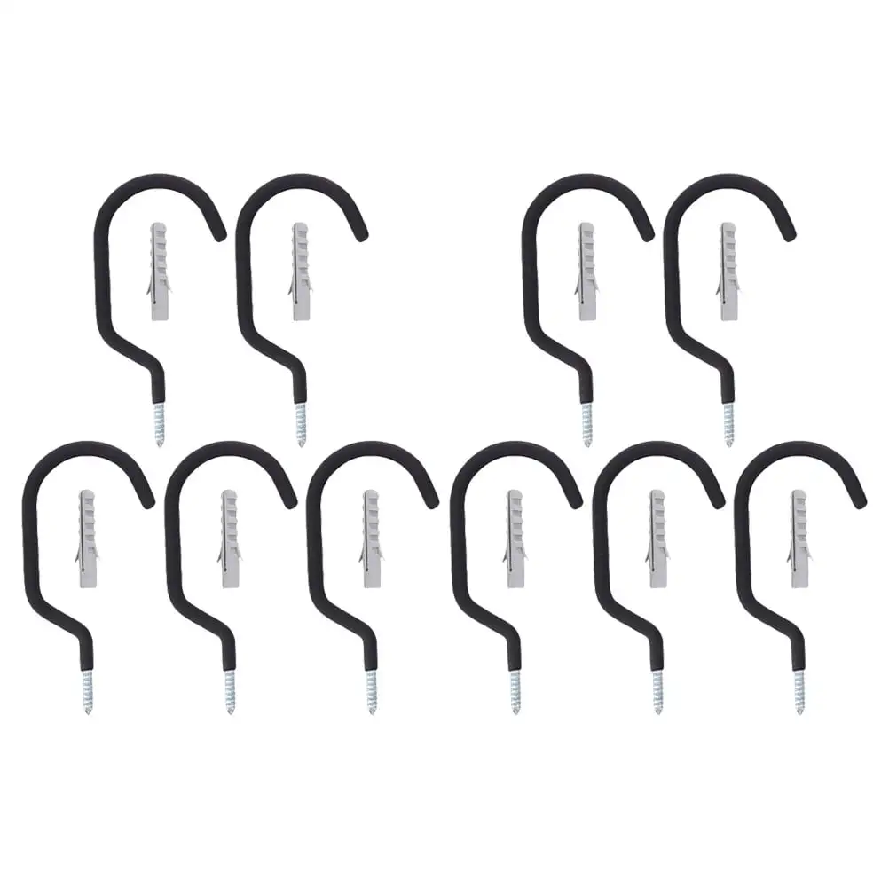 10 Pcs Bike Hook Rack for Garage Hanging Hooks Electric Iron