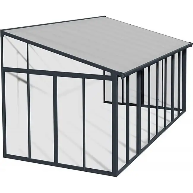 10 x 18 ft. SanRemo Patio Enclosure. Gray & Clear