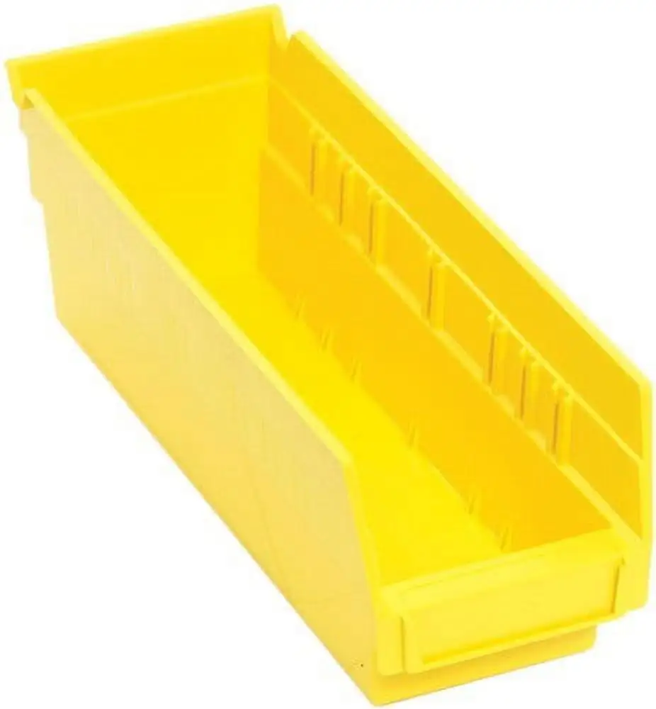 11 5/8 Deep x 2 3/4 Wide x 4 High Yellow Shelf Bin