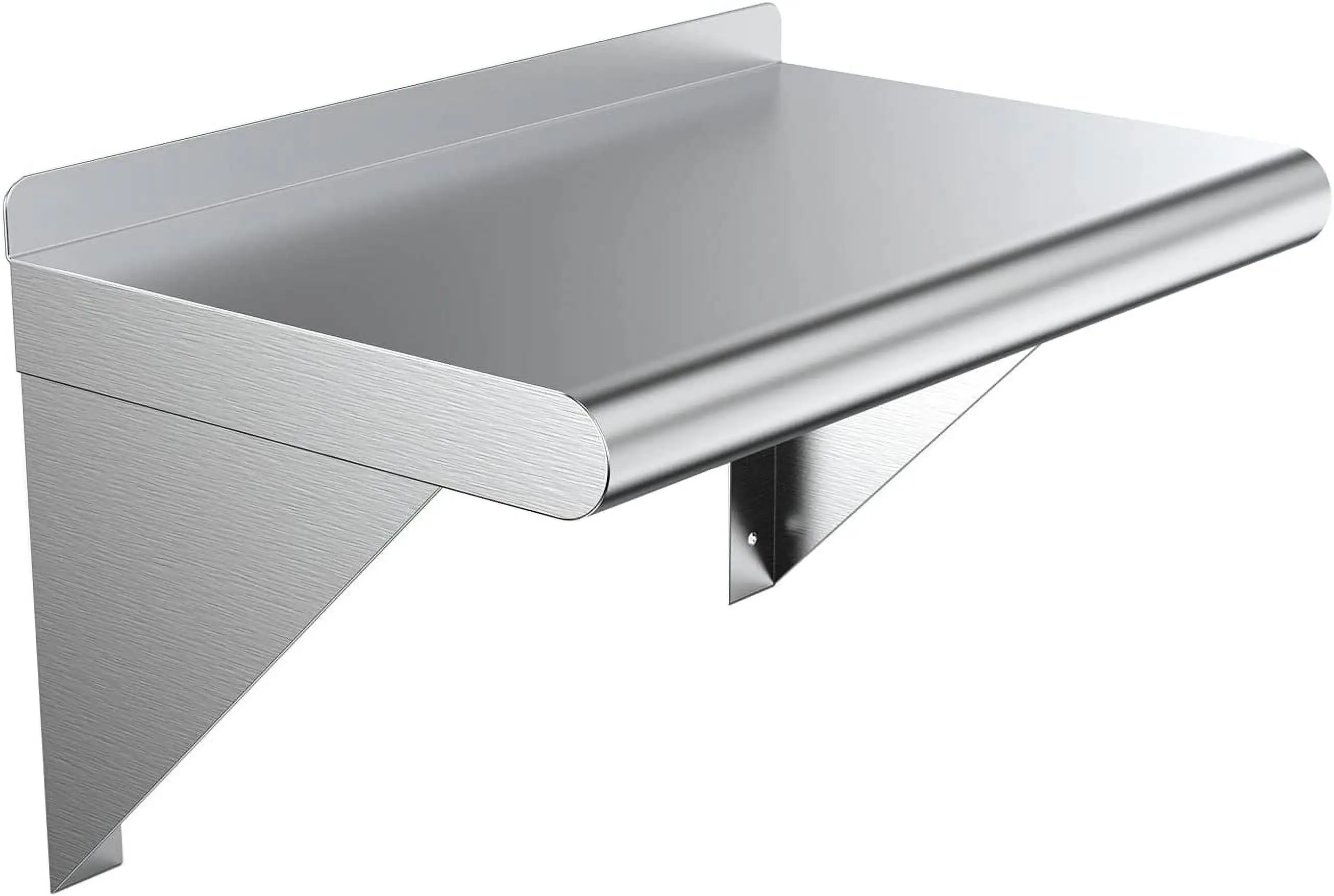 12 X 16 Stainless Steel Wall Shelf | Metal Shelving | Garage. Laundry. Storage. Utility Room | Restaurant. Commercial Kitchen |