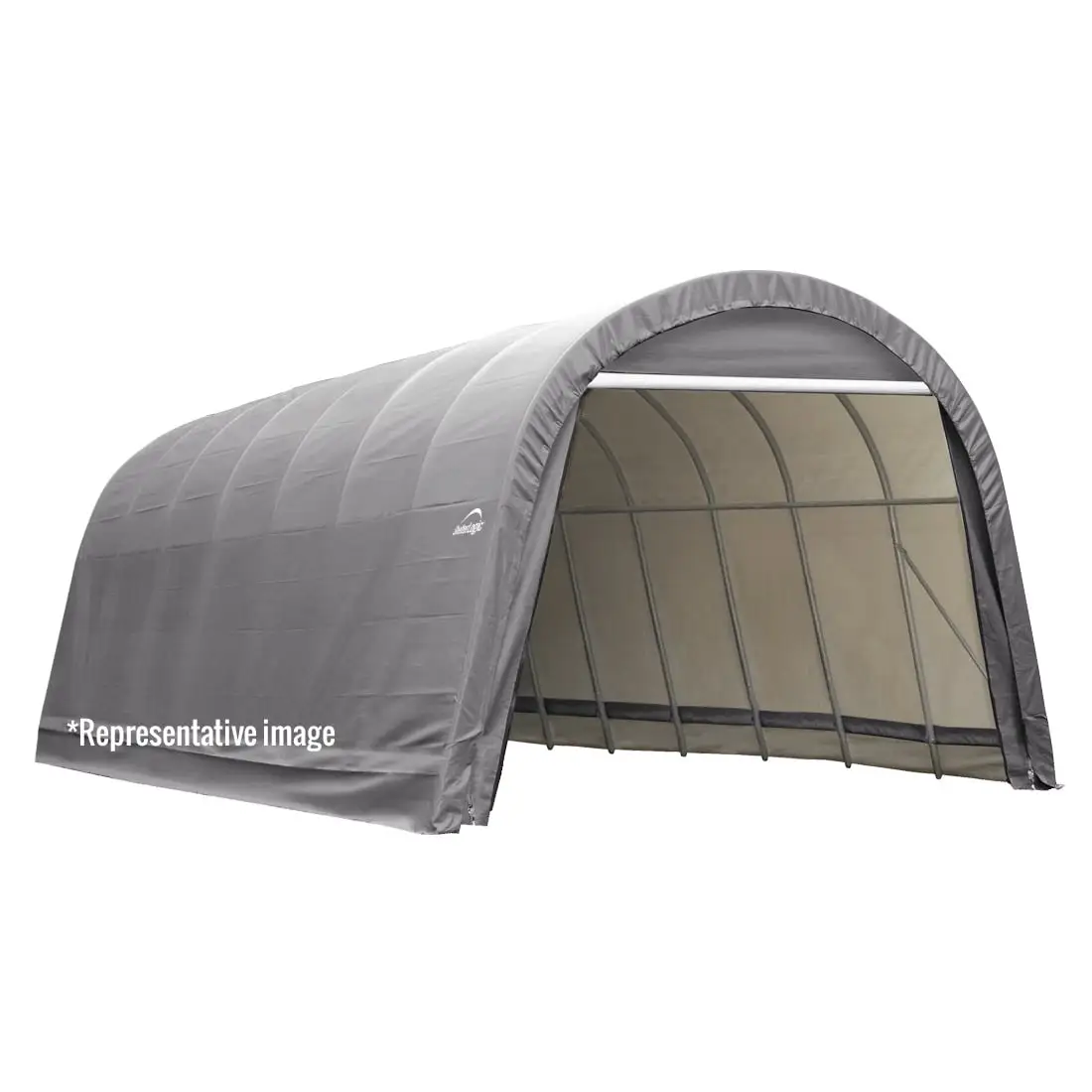 12' x 24' x 8' Round Style Shelter