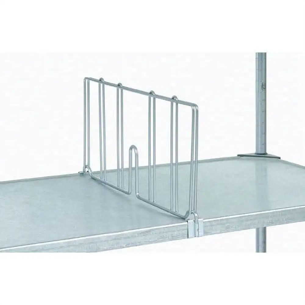 18 Wide Galvanized and Solid Stainless Wire Shelf Divider