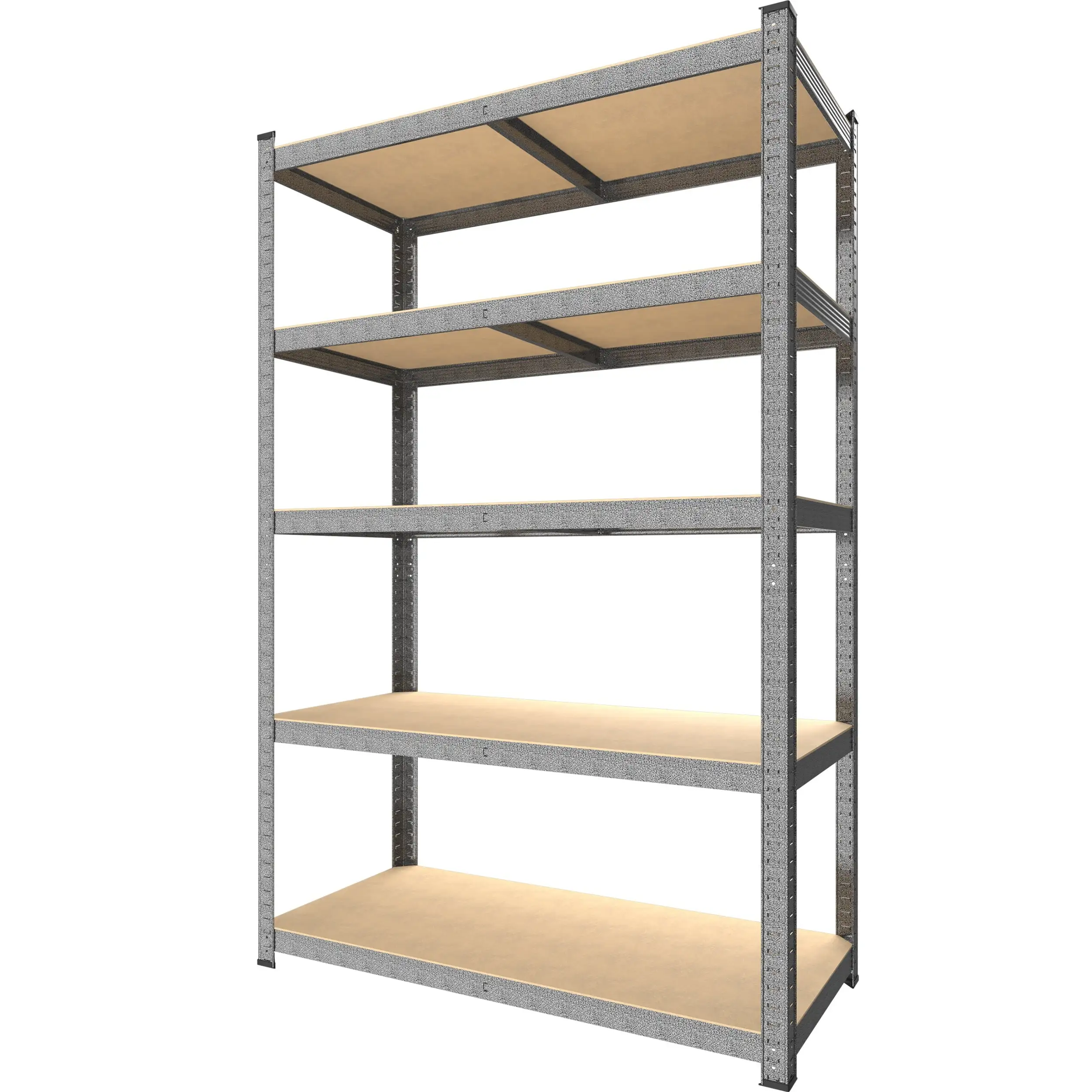 1pc. 28 W x 12 D x 59 H Garage Storage Shelves. 5 Tier Adjustable Storage Shelving Unit. Utility Standing Shelf Rack Organizer for Warehouse Kitchen Pantry Closet Basement. Silver Grey