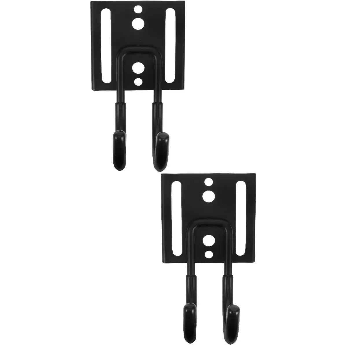 2 PCS Bike Hook Wall Mount Bicycle Hanger Hooks Clothes Wall-mounted Blackish Garage Storage for