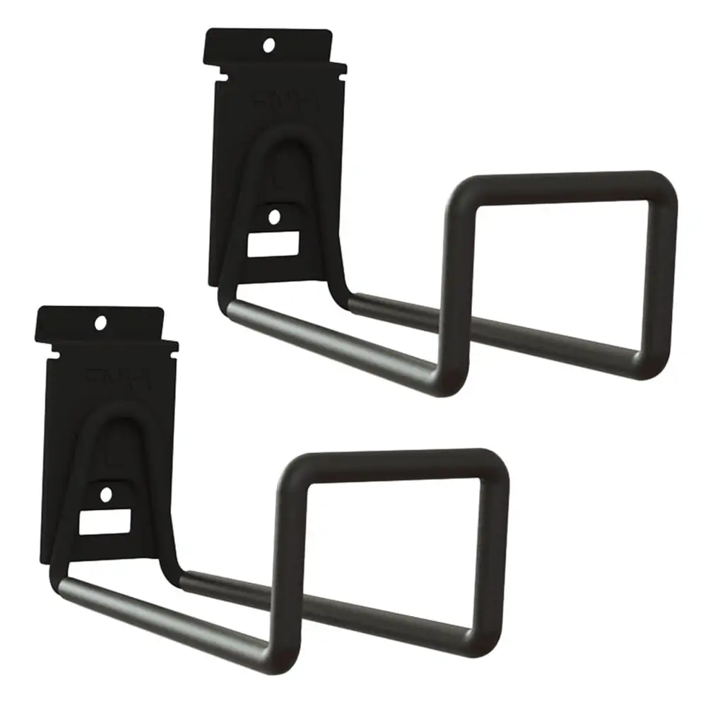 2 Pcs Bike Rack Wall Hooks Bike Wall Stand Holders Wall Mount Flip-Up Bike Storage Racks Hangers for Garage or House (Black)