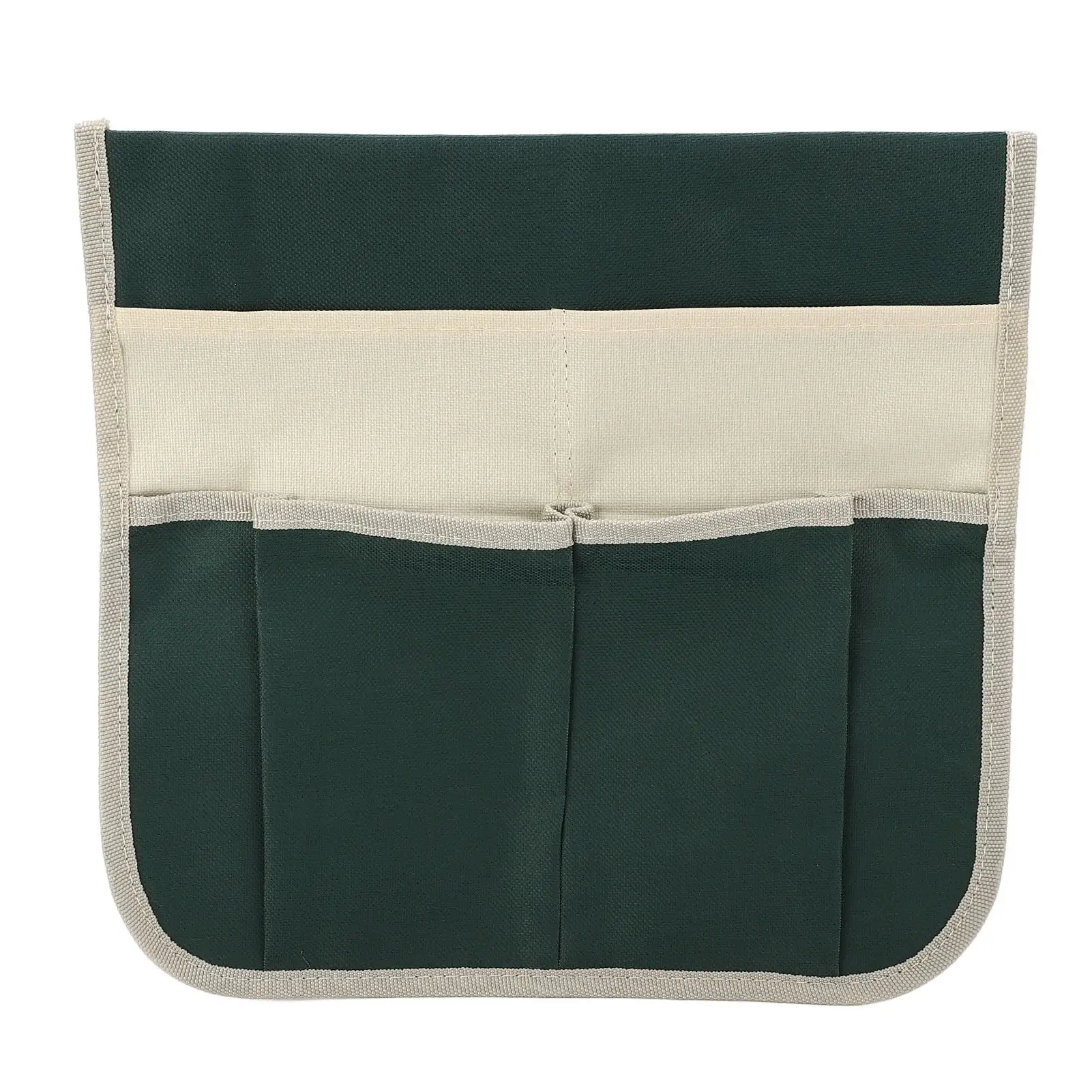 2024 Garden Bench Bag Hanging 600D Oxford Cloth High Capacity Garden Tool Pocket for Scissors Storage Green