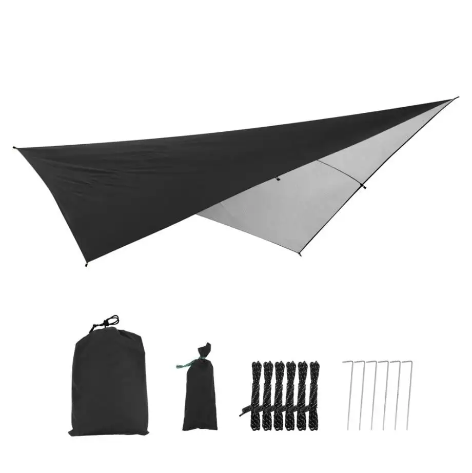 Jikolililili 8.53' x 10.5' Waterproof Sun Shade Sail Triangle Canopy - UV Block Awning Heavy Duty Durable for Outdoor Patio Carport Garden Backyard Balcony