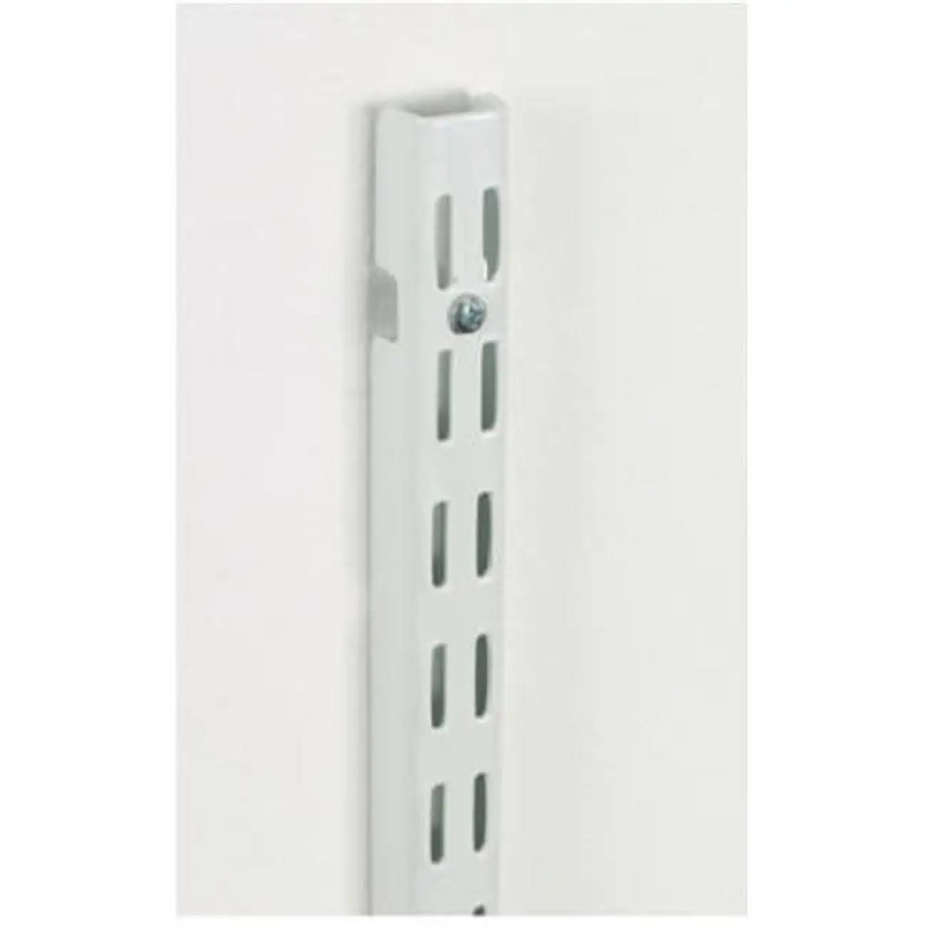 281200 84 in. Heavy Duty Wall Standard Shelf Track. White