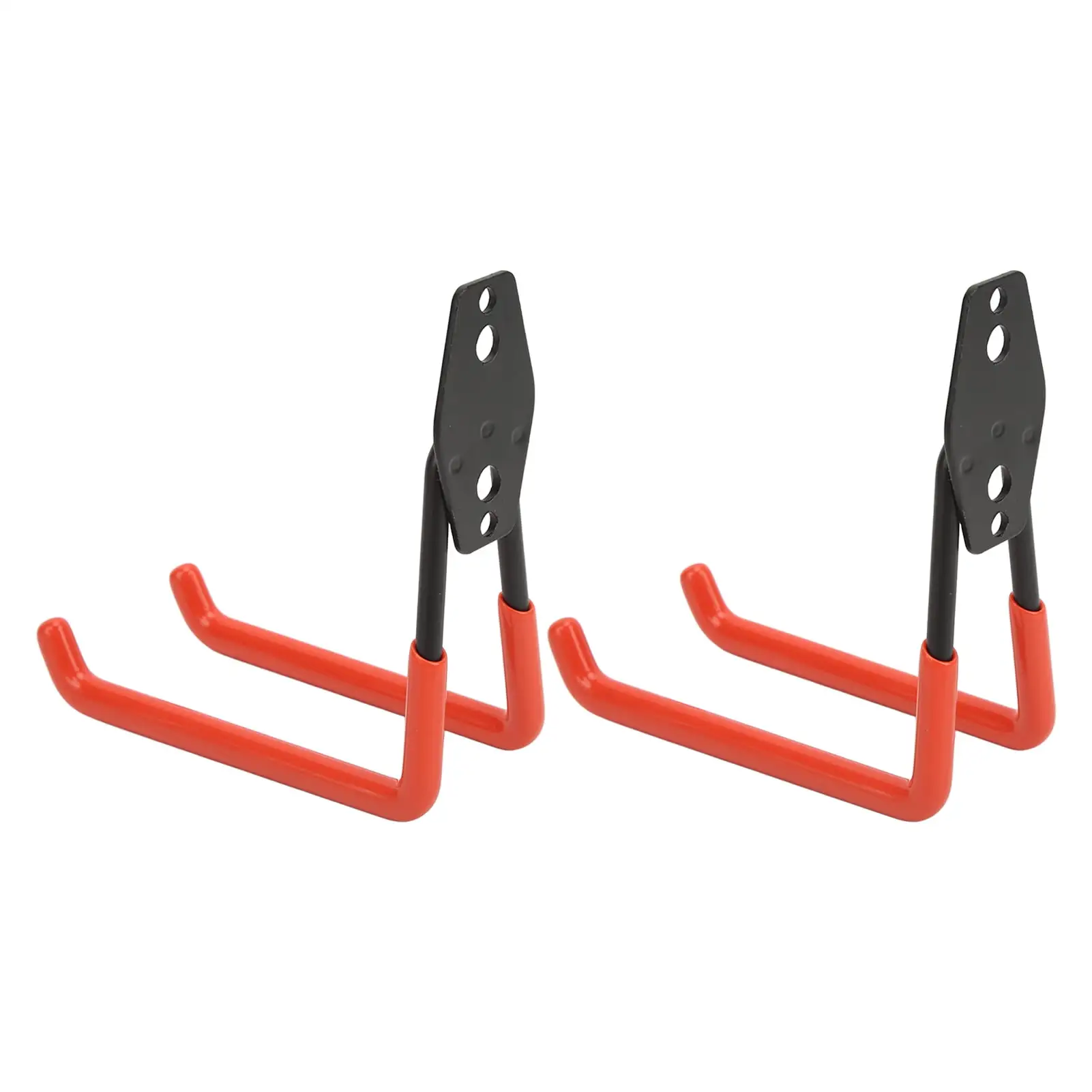 2PCS Garage Storage Tool Hangers. Wall Mounted Garage Hanger Brackets Hooks. Orange Metal Storage Heavy Duty Wall Hooks for Garage Wall Bike Chair Garden