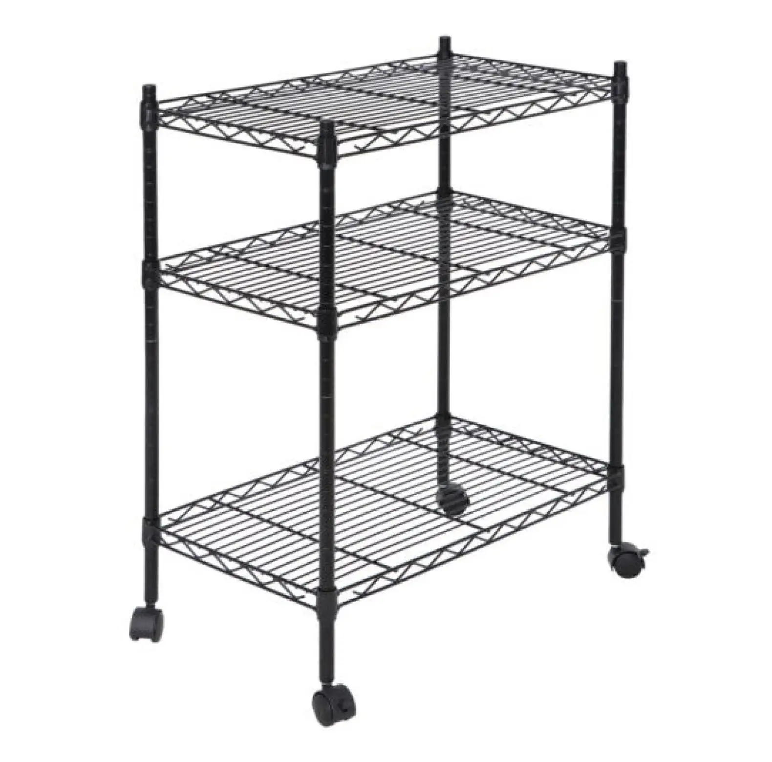 3/4/5-Tiers Metal Storage Rack Wire Shelving Unit Heavy Duty Storage Shelves