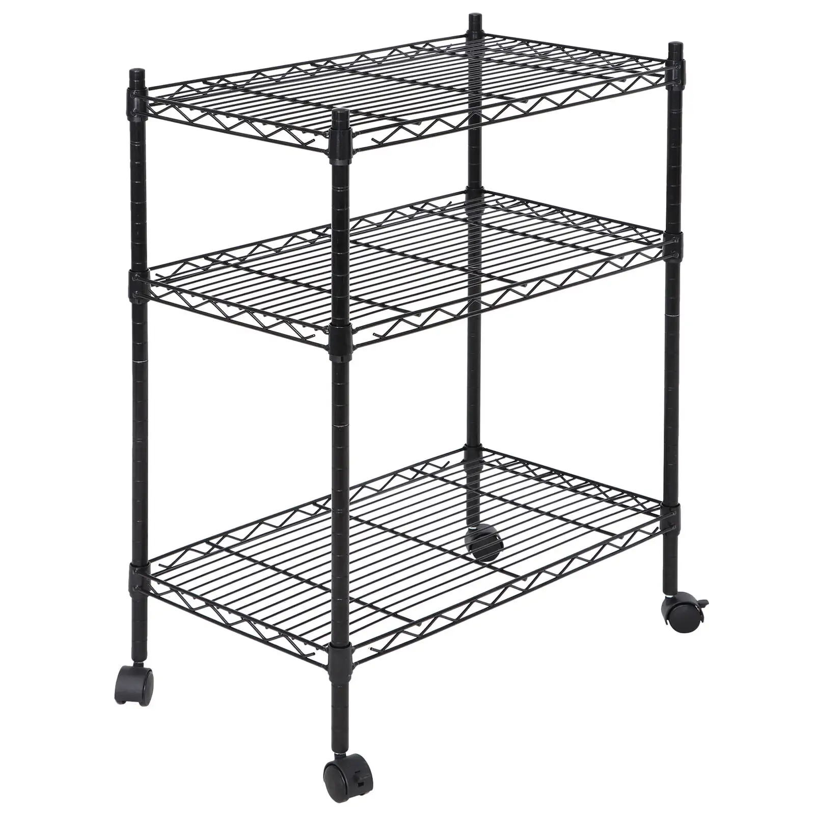 3/4/5-Tiers Metal Storage Rack Wire Shelving Unit Heavy Duty Storage Shelves