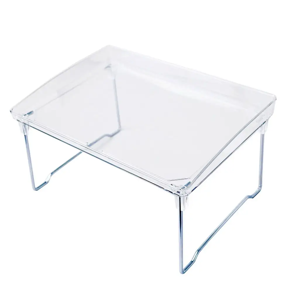 3 Pieces Folding Storage Table Cabinet Shelve Microwave Stands Shelf Books Kitchen Accessories Superimposed Cupboard Plastic