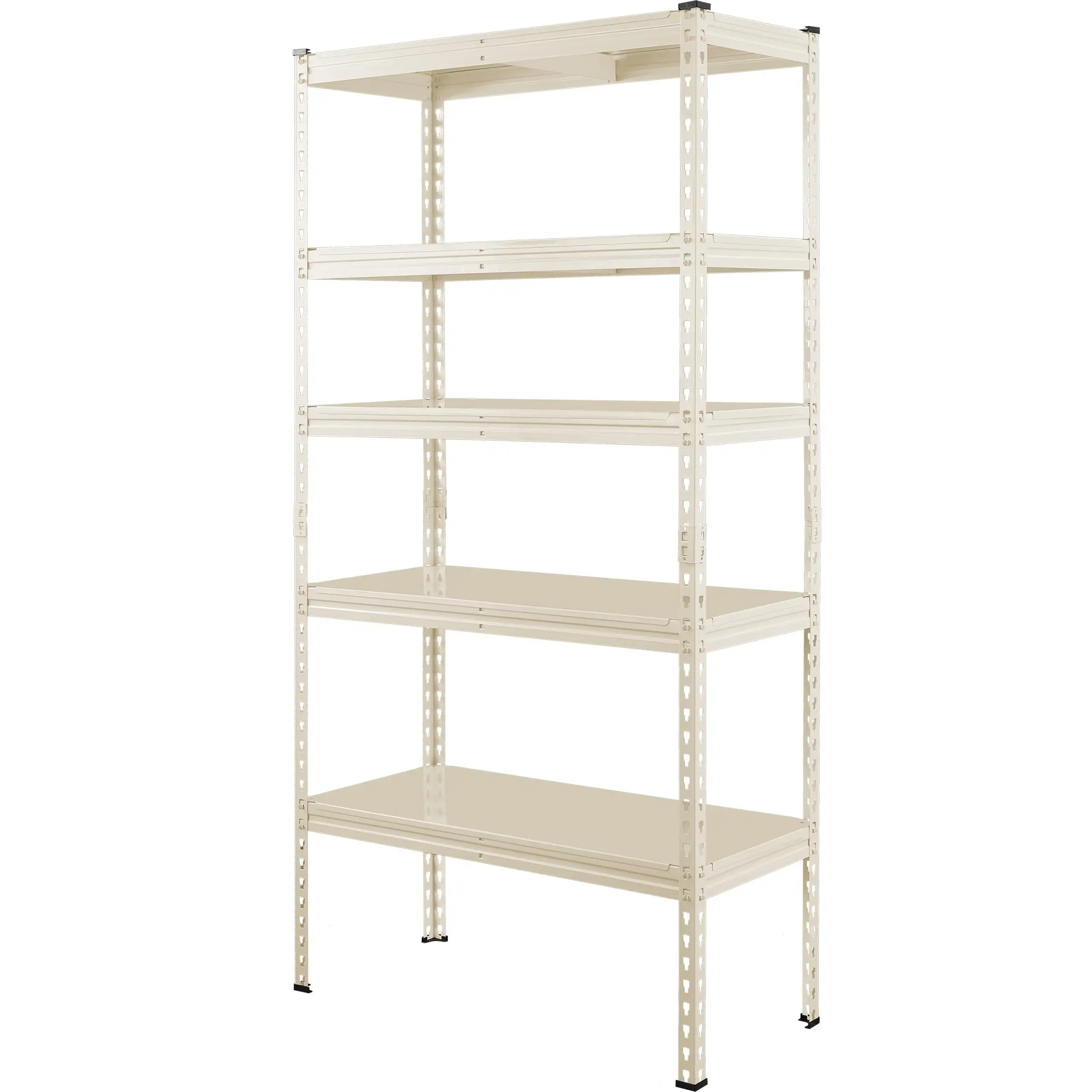 36 W x 16 D x 71 H All Metal Storage Shelves - 5 Tier Adjustable Pantry Closet Storage Shelving Unit. Heavy Duty Utility Rack Shelf Organizer for Kitchen Garage Shop Office. White