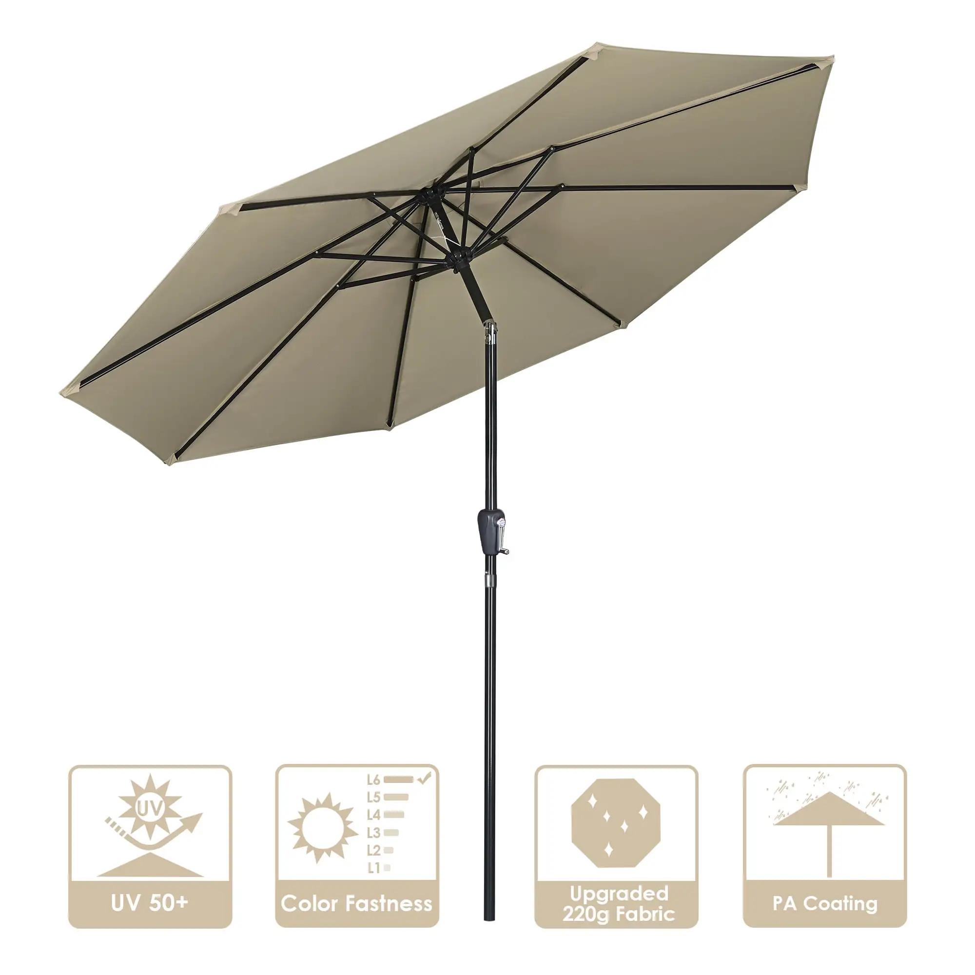 Wellstock 10FT AL Umbrella