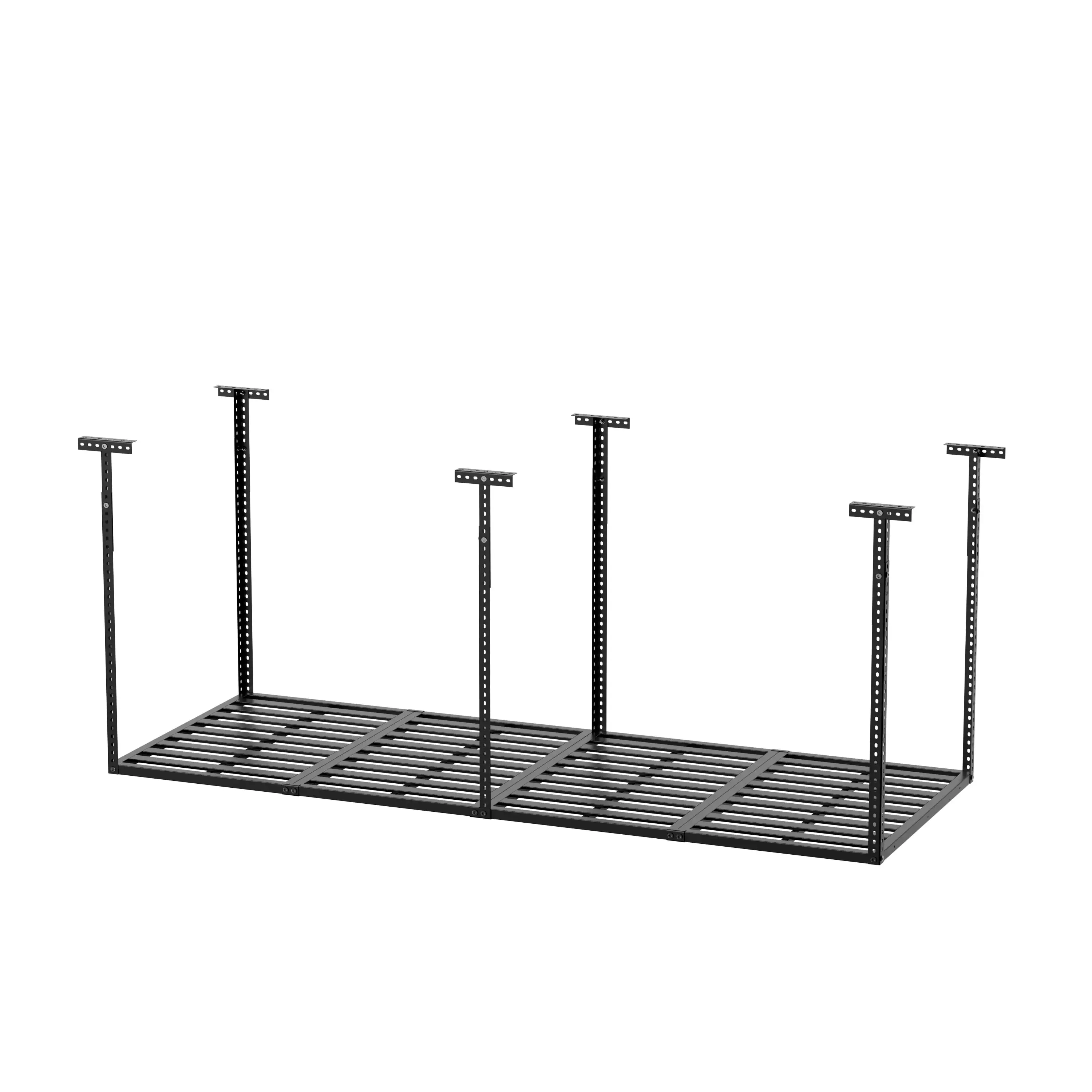 3x8FT Overhead Garage Storage Rack Adjustable Ceiling Mounted Storage Racks Heavy Duty. Hanging Garage Storage