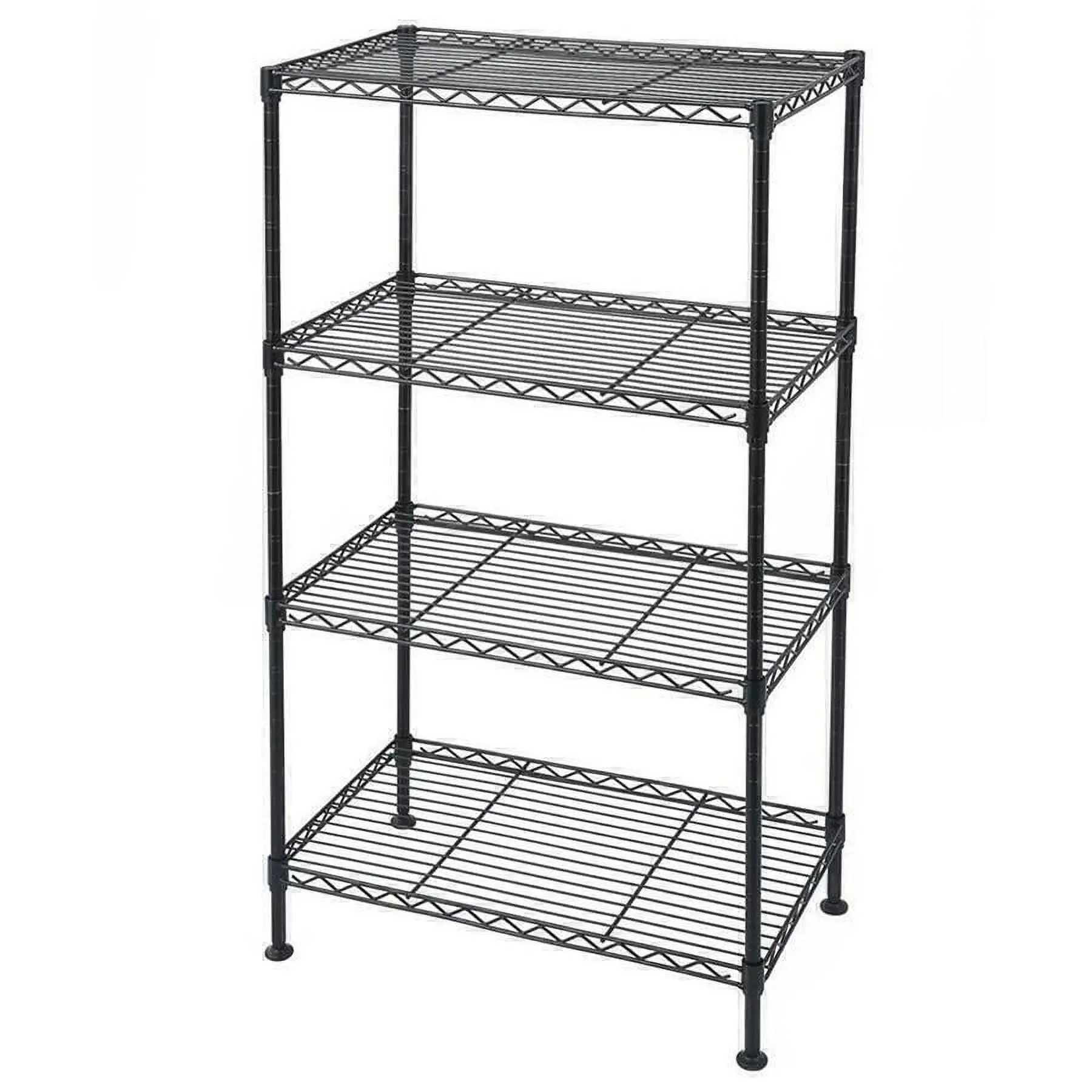 4 Shelf Adjustable Storage Shelving Unit Organizer Wire Rack Metal