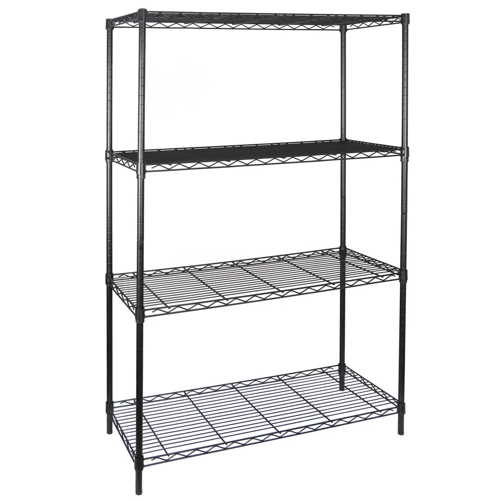 4-Shelf Metal Wire Shelving Rack Shelf Adjustable Heavy Duty Storage Organizer