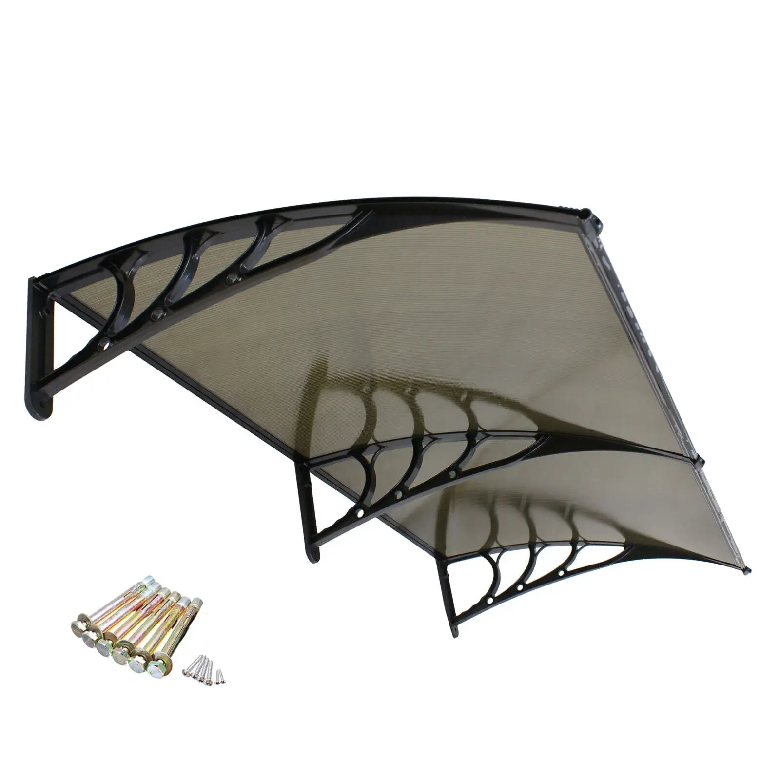 40x80 Outdoor Window Awning Polycarbonate Front Door Patio Cover Canopy 2 Color