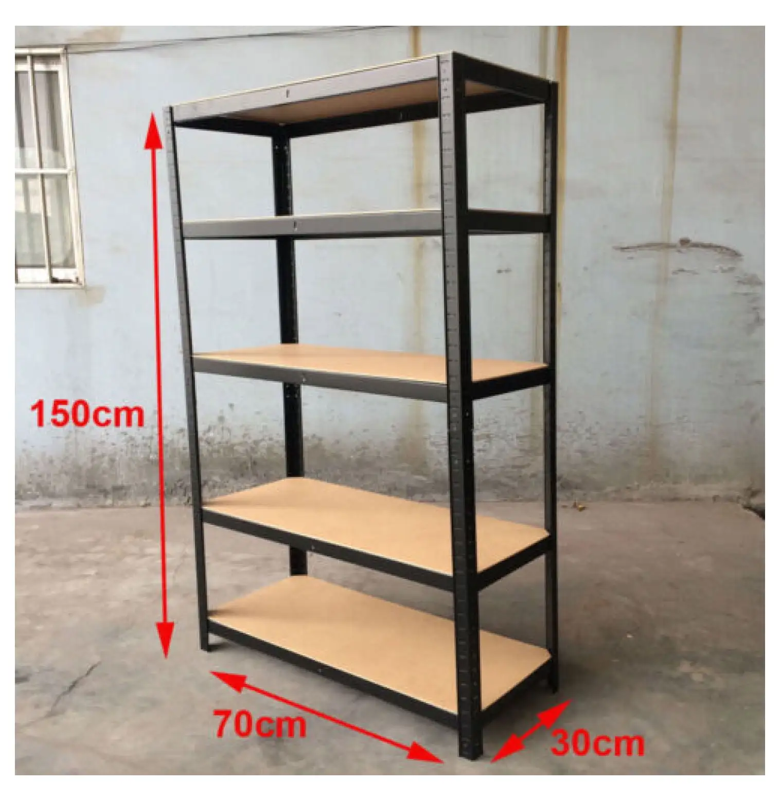 5-Tier Steel Heavy Duty Garage Shelving Units Metal Storage Shelf Rack Organizer