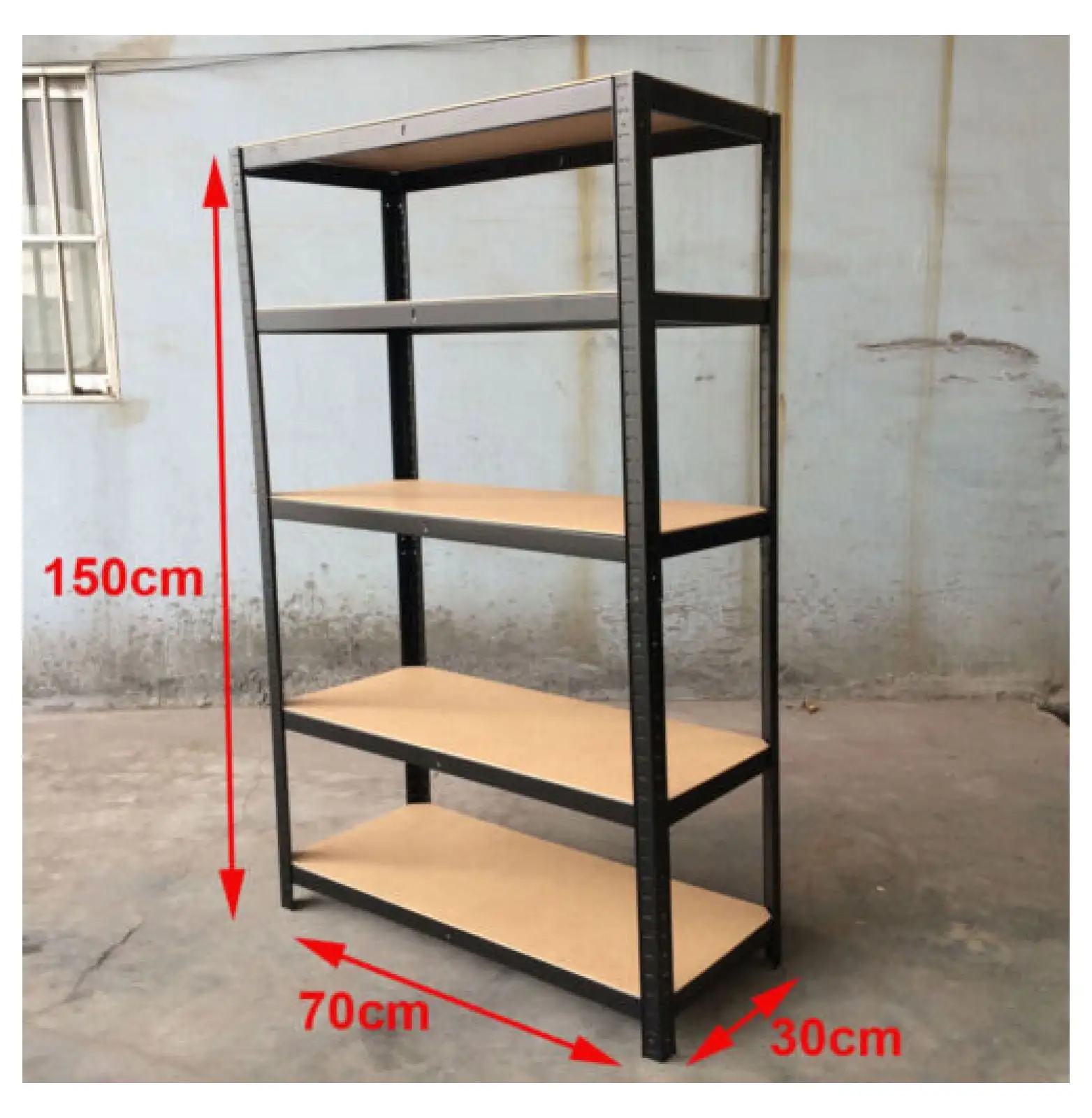 5-Tier Steel Heavy Duty Garage Shelving Units Metal Storage Shelf Rack Organizer