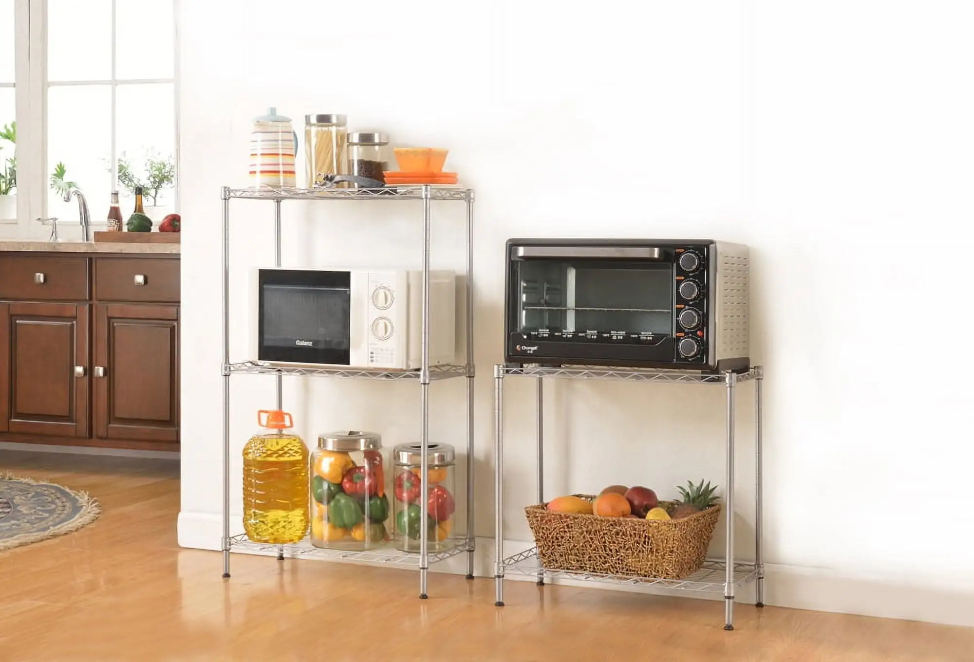 5 Tier Storage Shelves for Garage. Metal Wire Storage Shelves. Cube Storage Shelves for Kitchen. Heavy Duty Storage Shelves for Garage. Multipurpose Kitchen Storage Racks Storage Shelves. S10142