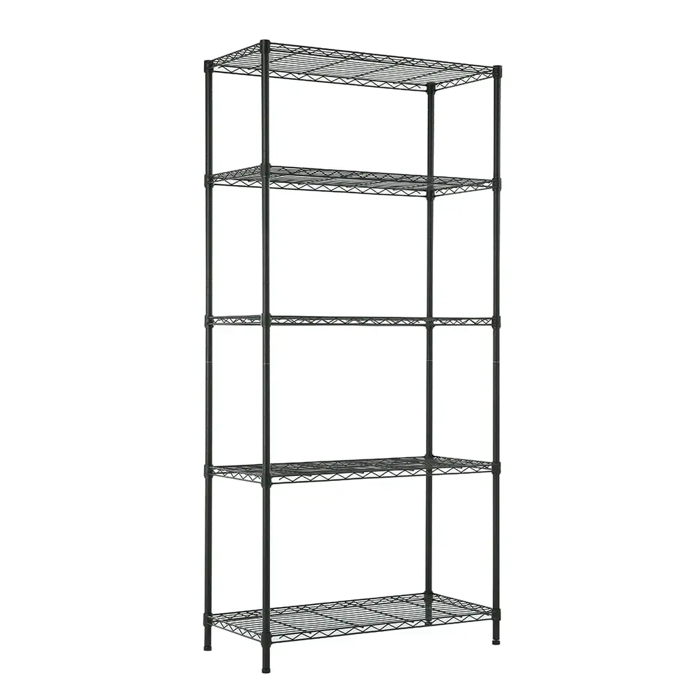 5 tier grey shelving 11.8x33.5x59in