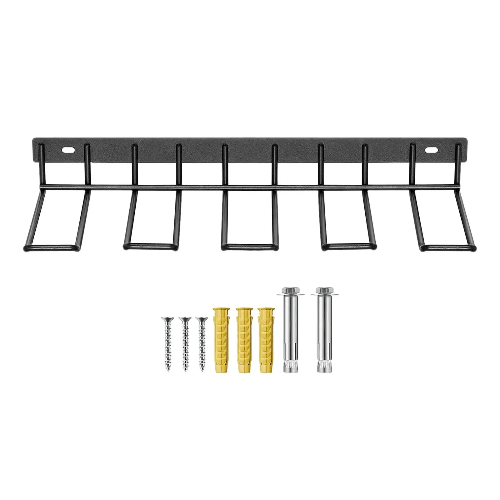 Wall Mounted Electric Drill Storage Rack Utility Storage Rack Heavy Duty Space Saving Steel Floating Shelf Power Tool Hooks for Garage Home