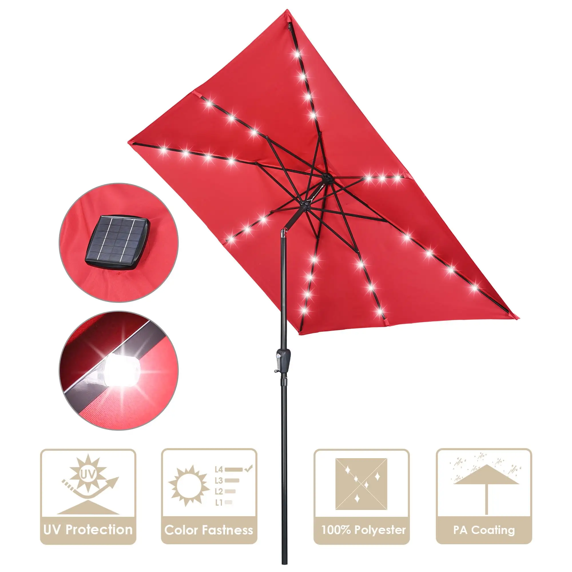 Wellstock 9x9FT Iron Umbrella