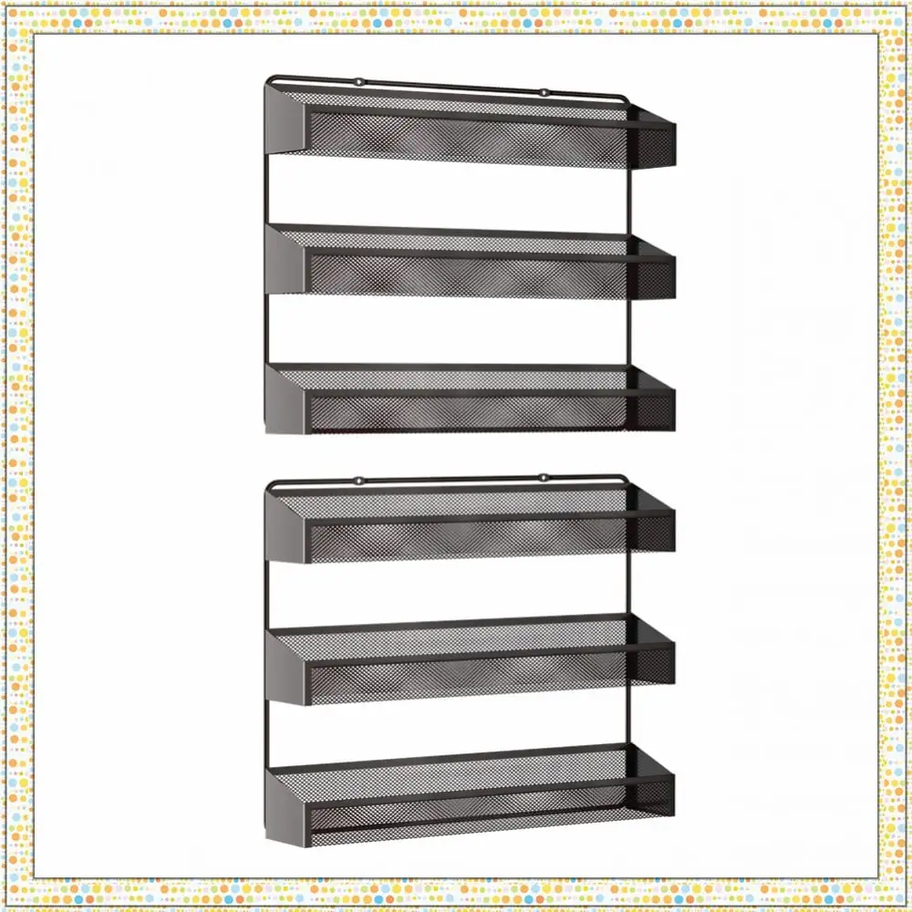 Auledio Set of 2 3 Layers Storage Shelf for Kitchen.Bronze