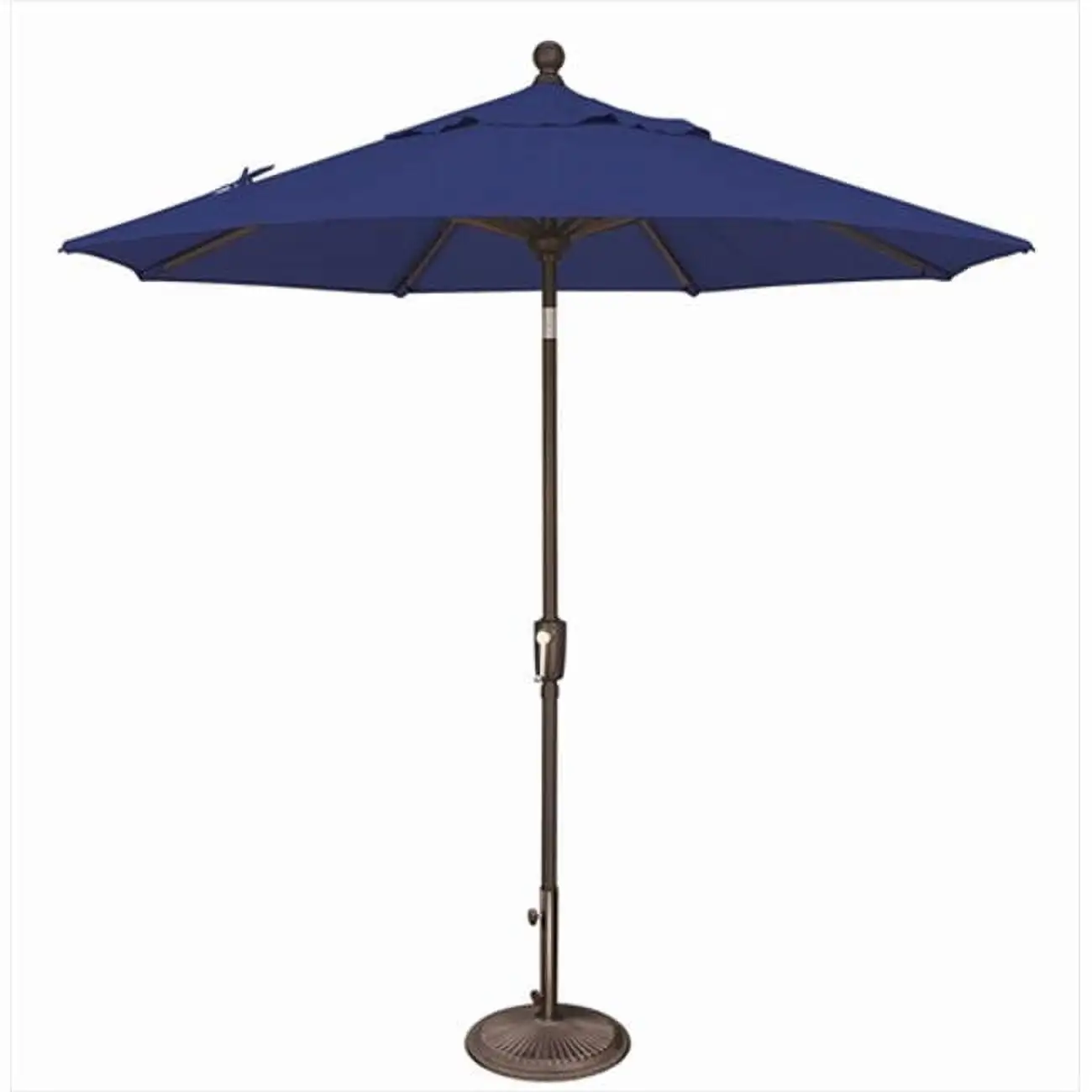 7.5 ft. Octagon Push Button Tilt Market Umbrella Sky Blue