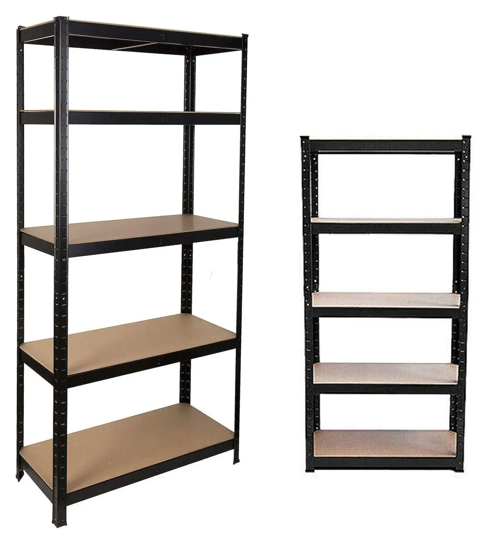 71 Storage Shelves. Heavy Duty Steel Frame 5-Tier Garage Shelving Unit. Metal Multi-Use Storage Rack for Home/Office/Dormitory/Garage. Adjustable Height Bolt- Easy Installation