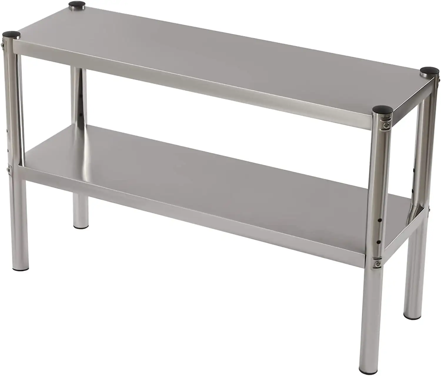 Miumaeov Stainless Steel Commercial Wide Double Overshelf 12x36 for Prep Table