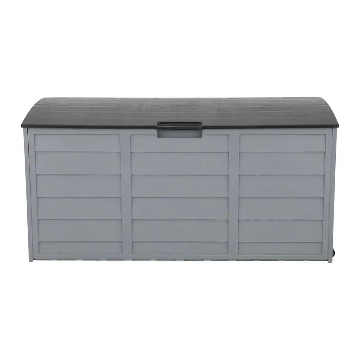 75gal 260L Outdoor Garden Plastic Storage Deck Box Chest Tools Cushions Toys Lockable Seat