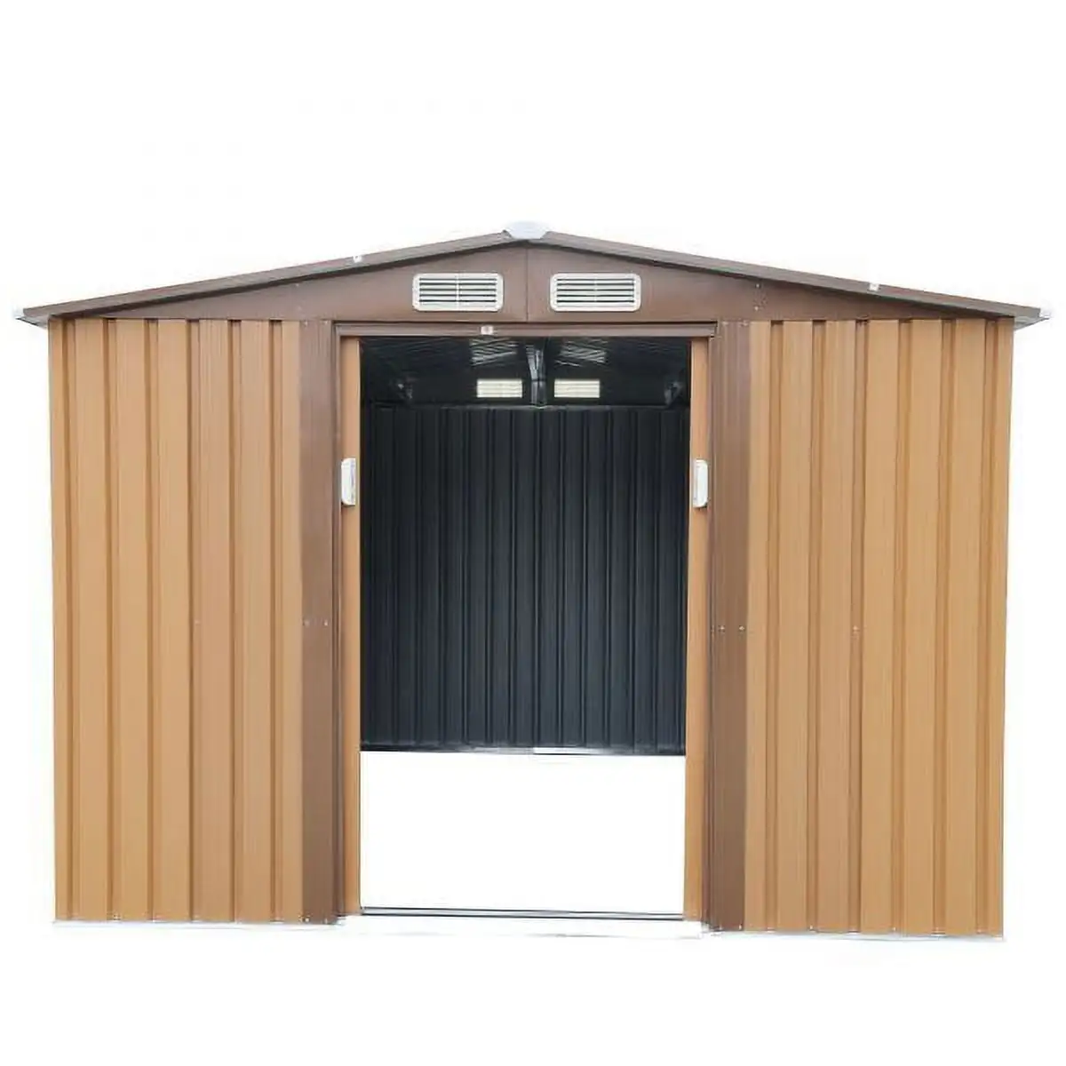 8' x 8'ft Outdoor Storage Shed Kit-Perfect to Store Patio Furniture. Garden Tools Bike Accessories. Beach Chairs and Lawn Mower XH