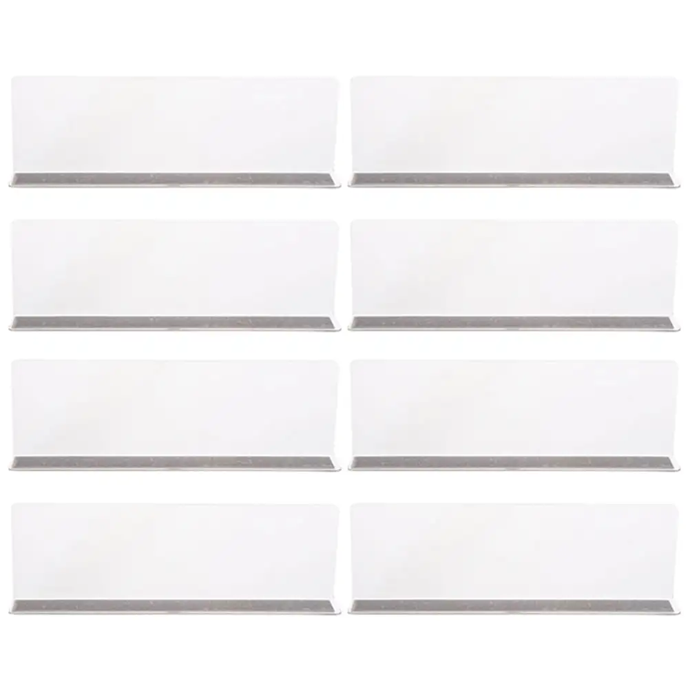 8pcs Shelf Dividers Magnetic Plastic Shelf Dividers L Shape Commodity Dividers