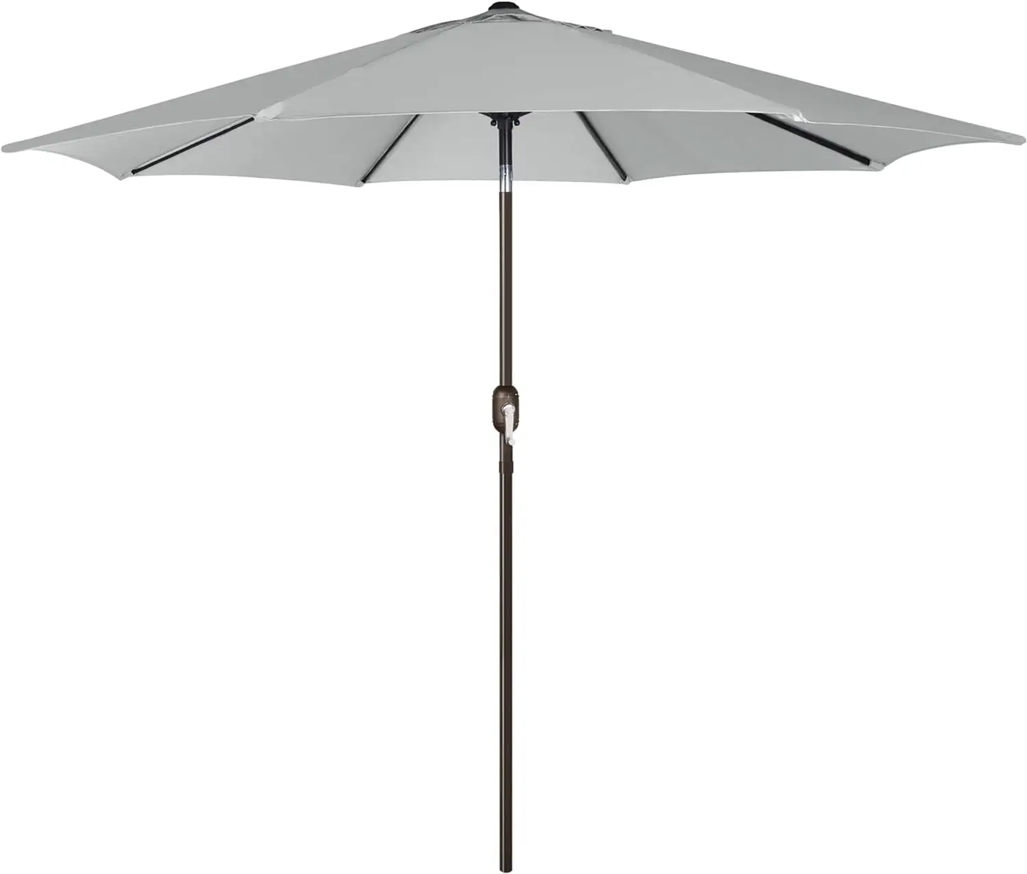 9' Outdoor Patio Umbrella. Outdoor Table Umbrella. Yard Umbrella. Market Umbrella with 8 Sturdy Ribs. Push Button Tilt and Crank