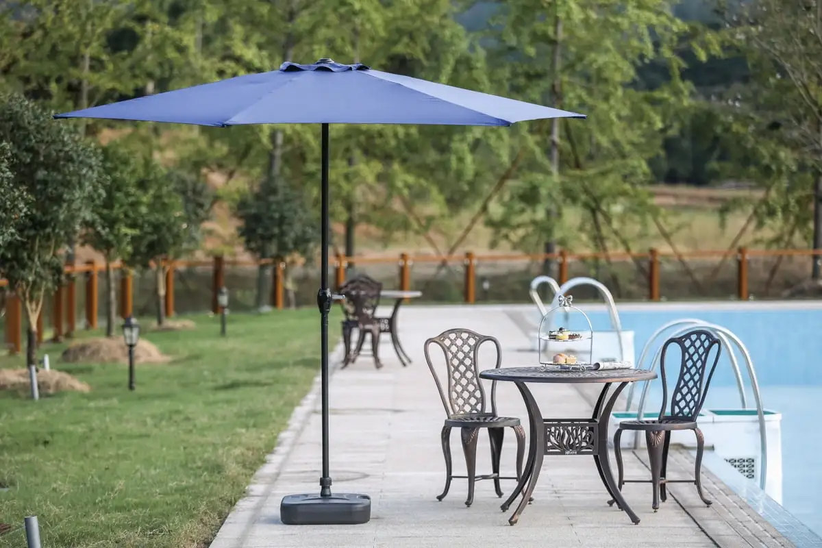 9' ft. feet Outdoor Patio Market Umbrella - Blue