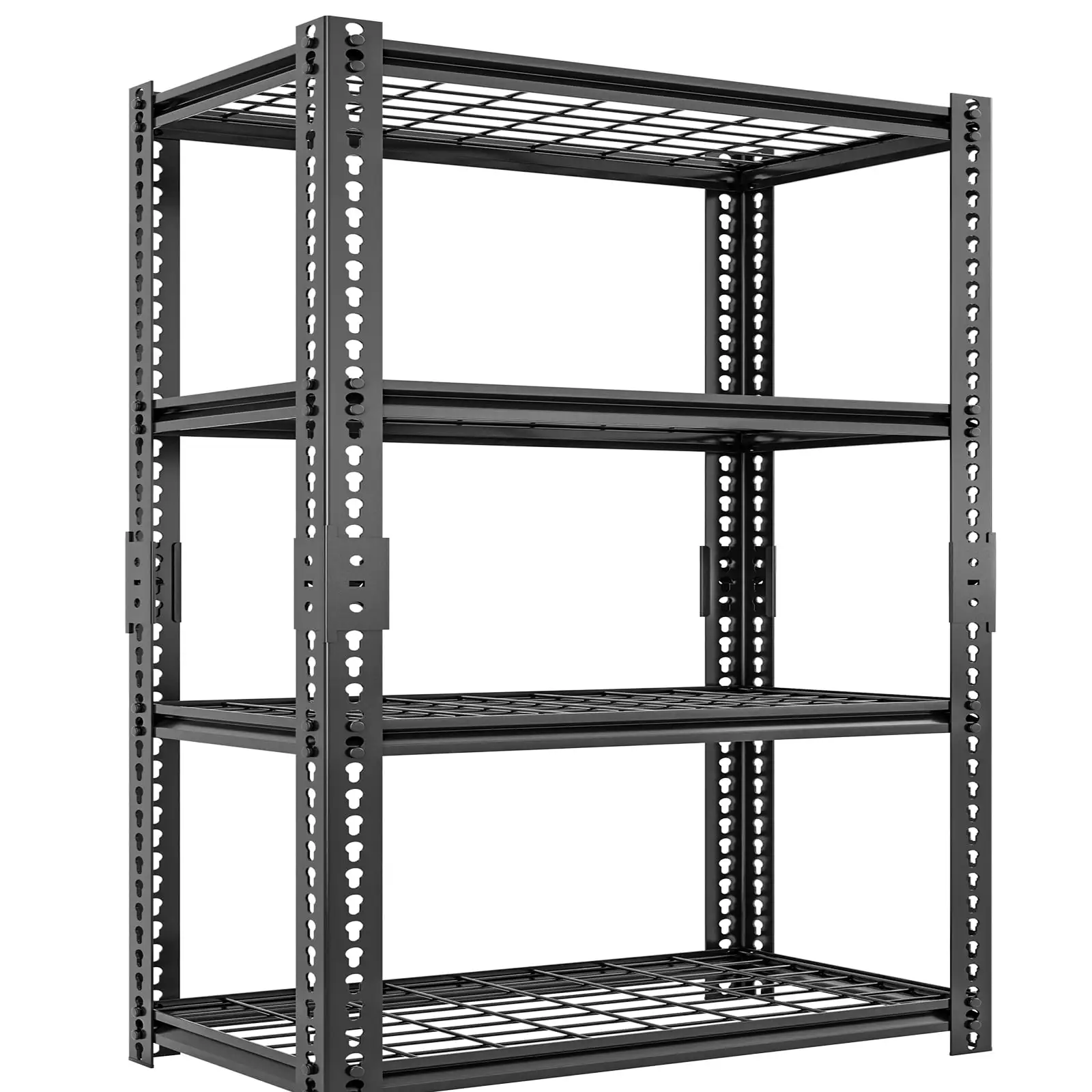 ABORON Garage Shelving. Adjustable 4 Tier Metal Shelving for Garage Shelves. 63 Garage Storage Shelves Heavy Duty Shelving Units and Storage Loads 1600LBS. Utility Shelf Rack. 63 H*31.5 W*16 D