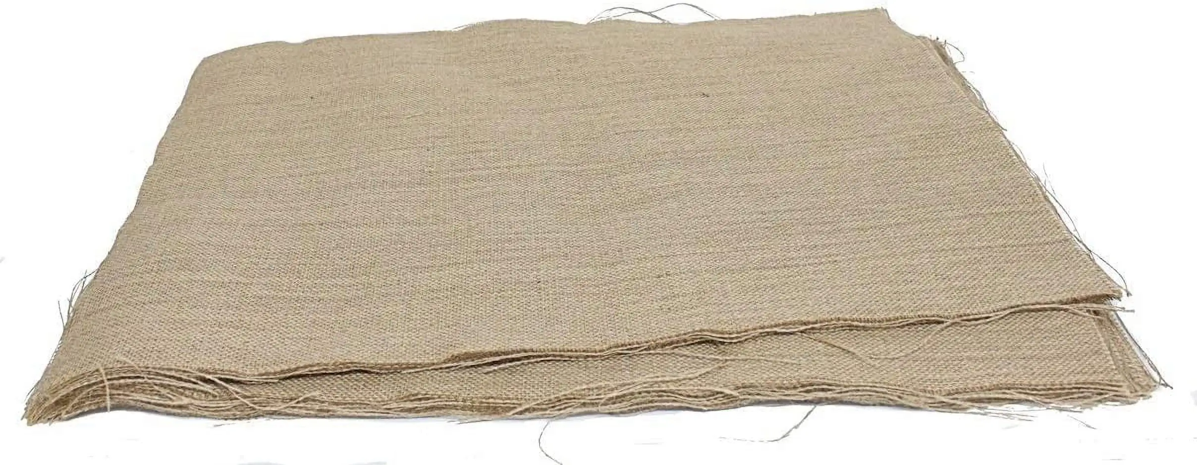 AK TRADING CO. 100% Natural 120x120 Burlap Gardening & Plant Cover Fabric Sheets - Pack of 1