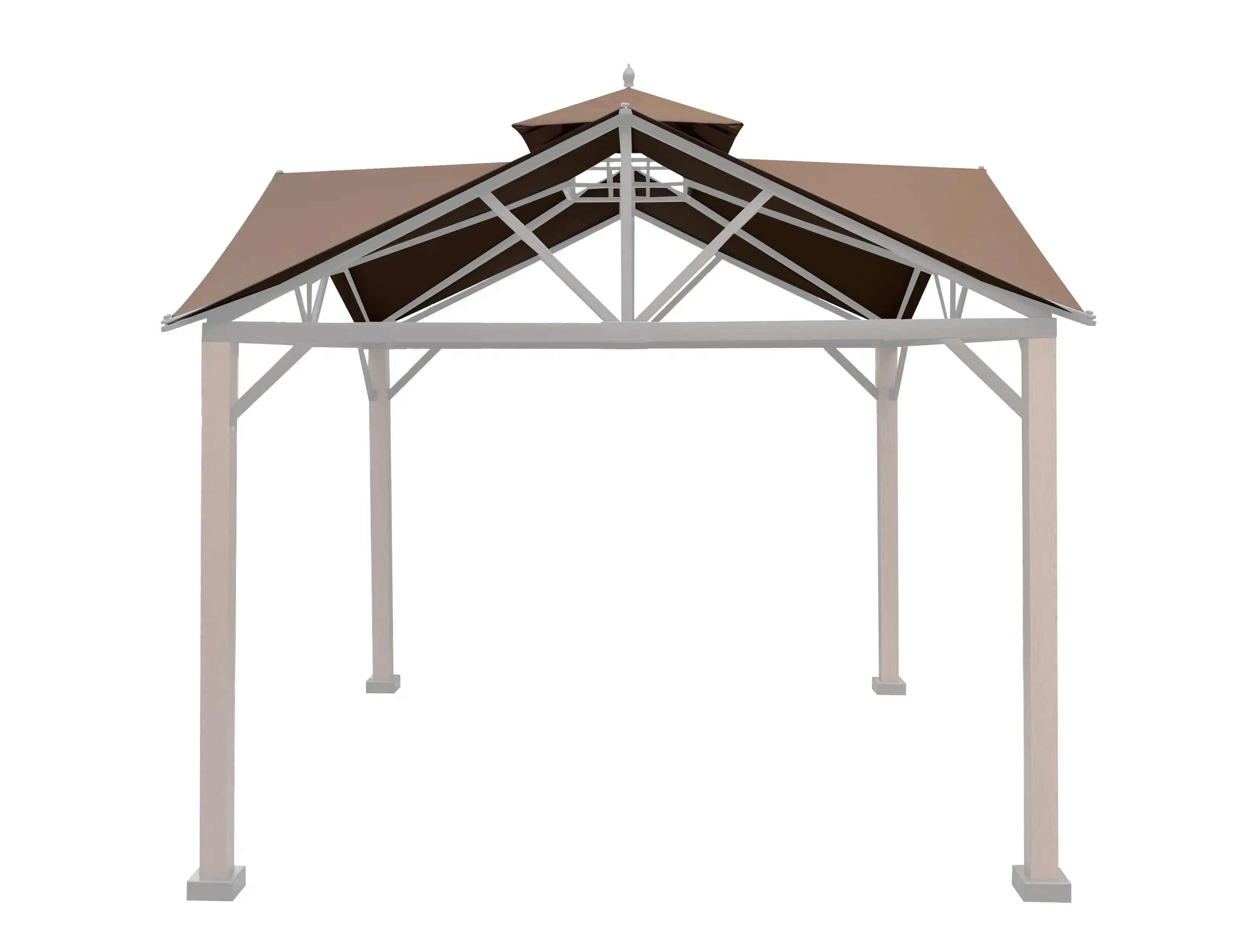 APEX GARDEN Replacement Canopy Top for The Lowe's Style Selections Gazebo Model #TPGAZ2307