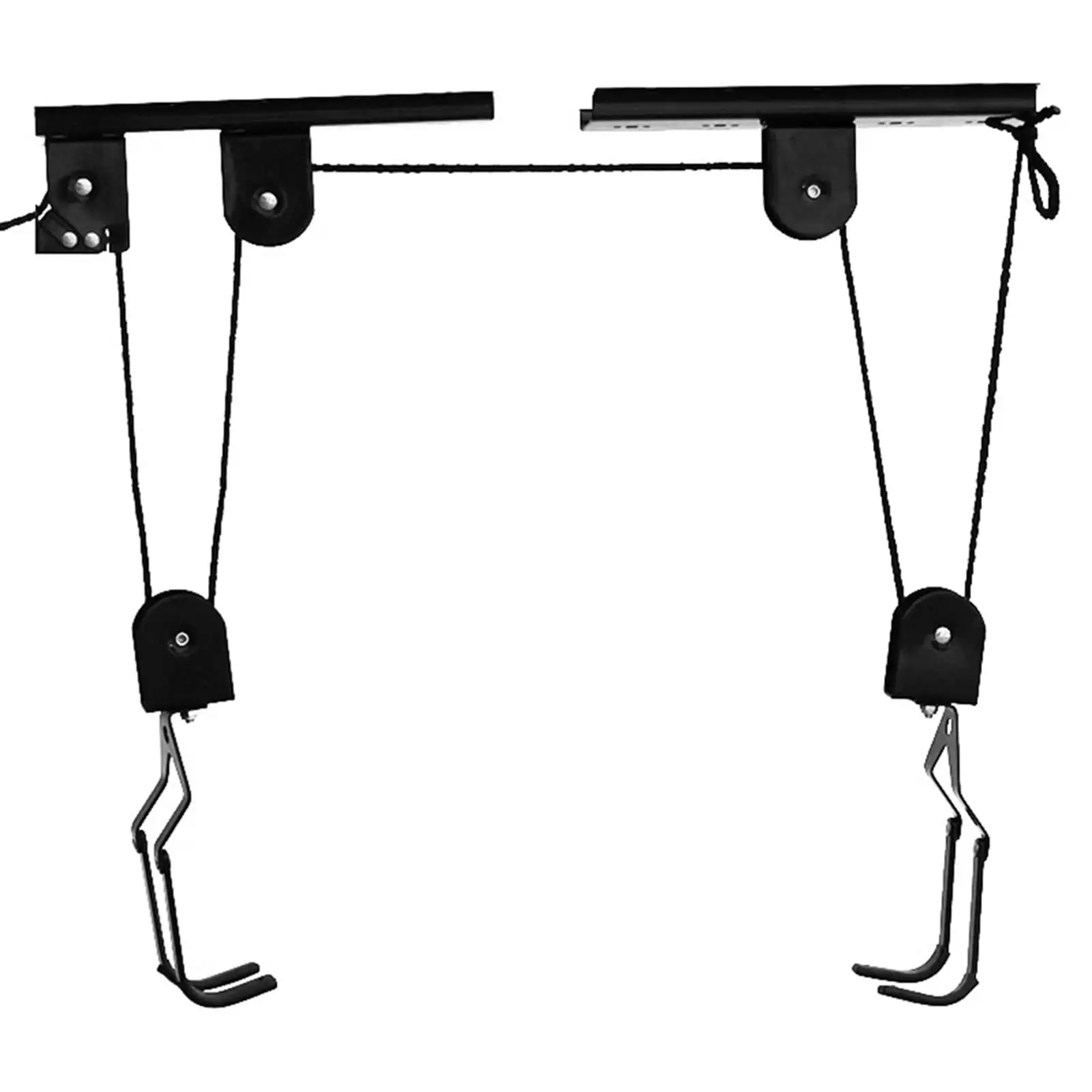 Abody Bicycle Hoist Garage Storage Bike Lift Pulley System with 60kg Bearing Overhead Bike Rack Heavy Duty Ceiling Bicycle Hanger