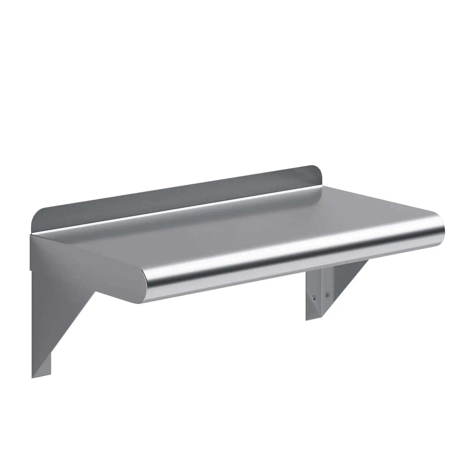 AmGood 16 Long x 8 Deep Stainless Steel Wall Shelf | NSF Certified | Appliance & Equipment Metal Shelving | Kitchen. Restaurant. Garage. Laundry. Utility Room