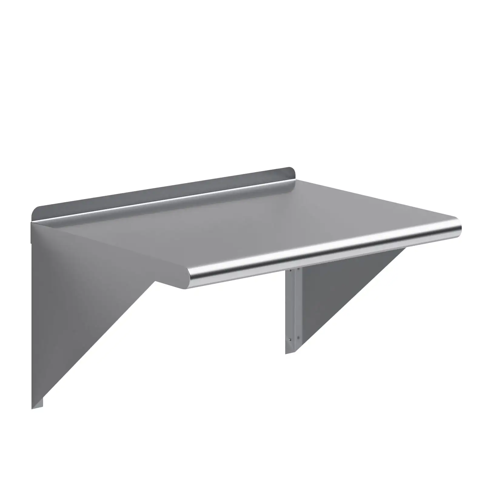 AmGood 24 Long x 18 Deep Stainless Steel Wall Shelf | NSF Certified | Appliance & Equipment Metal Shelving | Kitchen. Restaurant. Garage. Laundry. Utility Room