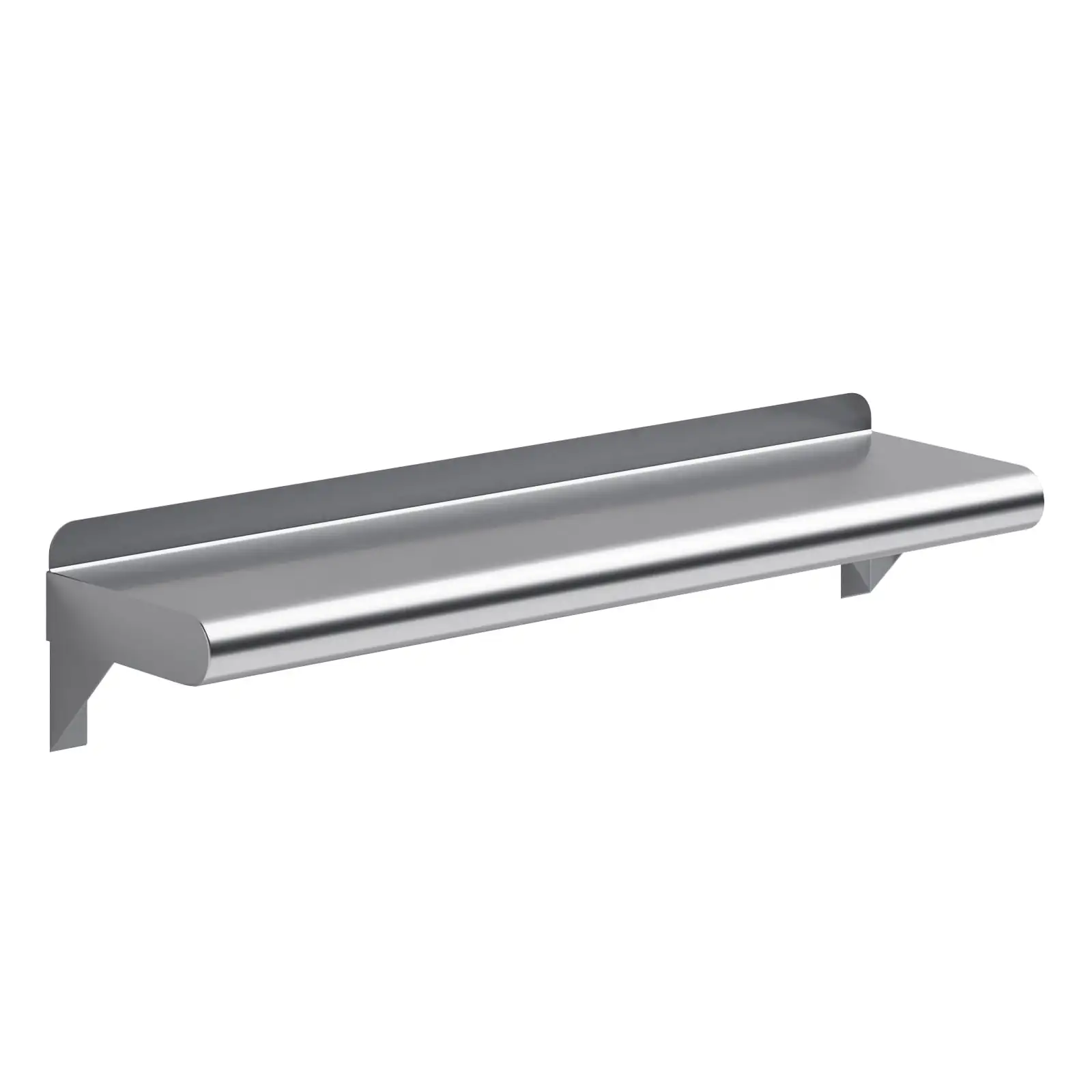 AmGood 24 Long x 6 Deep Stainless Steel Wall Shelf | NSF Certified | Appliance & Equipment Metal Shelving | Kitchen. Restaurant. Garage. Laundry. Utility Room