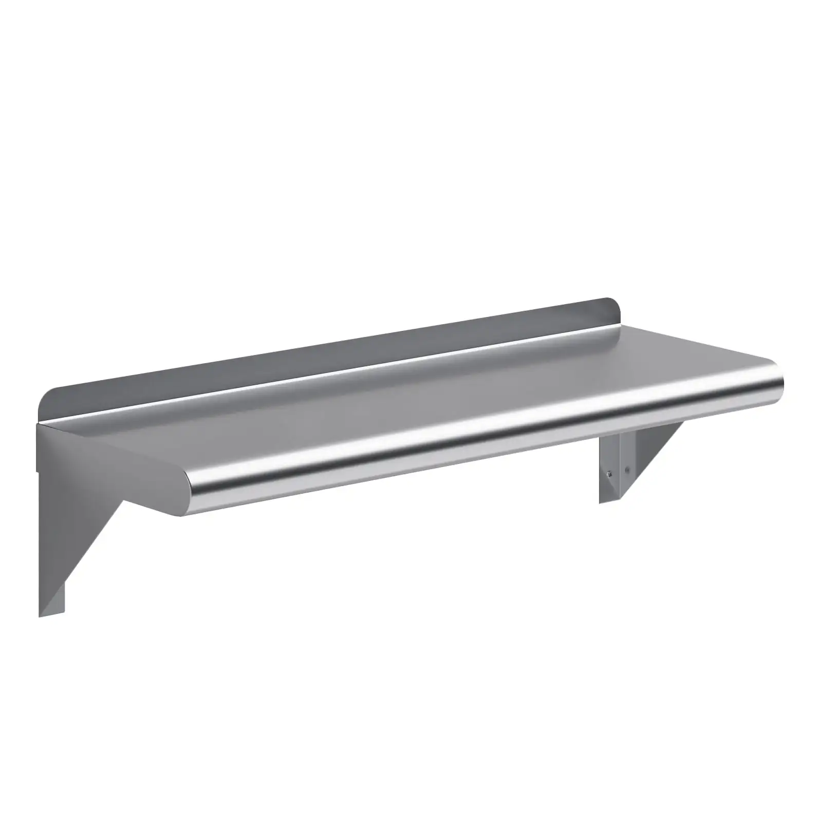 AmGood 24 Long x 8 Deep Stainless Steel Wall Shelf | NSF Certified | Appliance & Equipment Metal Shelving | Kitchen. Restaurant. Garage. Laundry. Utility Room