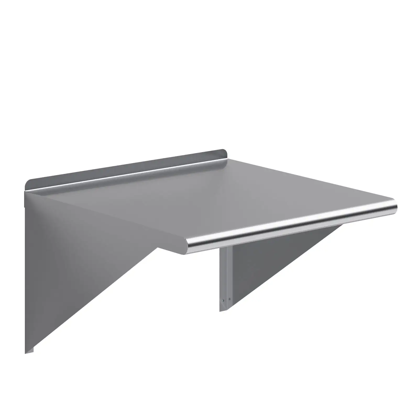 AmGood 24 Long x 24 Deep Stainless Steel Wall Shelf | NSF Certified | Appliance & Equipment Metal Shelving | Kitchen. Restaurant. Garage. Laundry. Utility Room