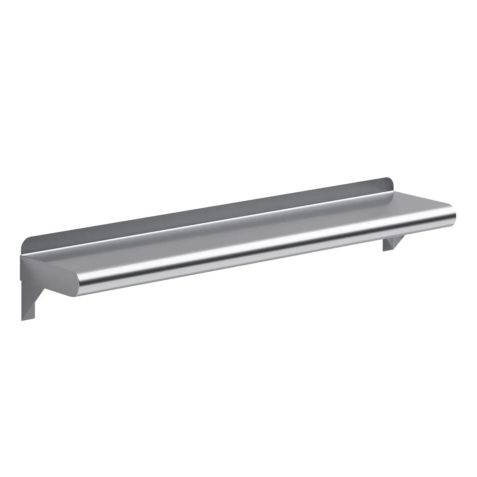 AmGood 30 Long x 6 Deep Stainless Steel Wall Shelf | NSF Certified | Appliance & Equipment Metal Shelving | Kitchen. Restaurant. Garage. Laundry. Utility Room