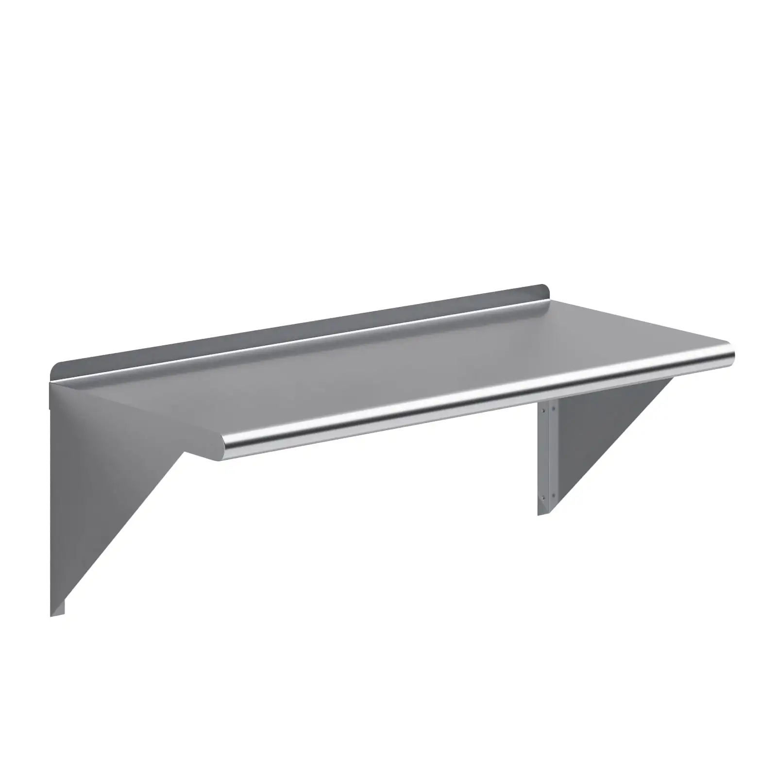 AmGood 36 Long x 16 Deep Stainless Steel Wall Shelf | NSF Certified | Appliance & Equipment Metal Shelving | Kitchen. Restaurant. Garage. Laundry. Utility Room